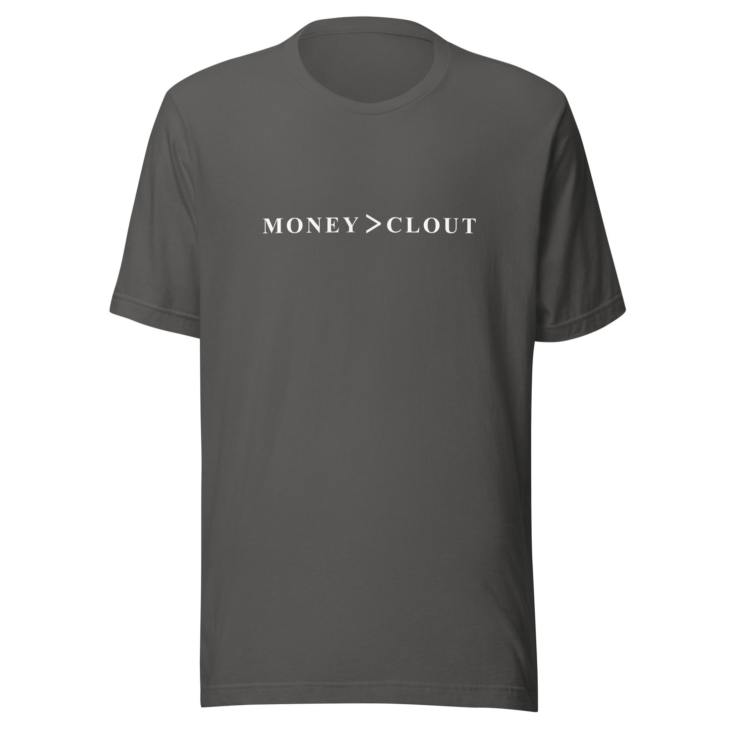 Money over Clout 1 Short-Sleeve Unisex T-Shirt