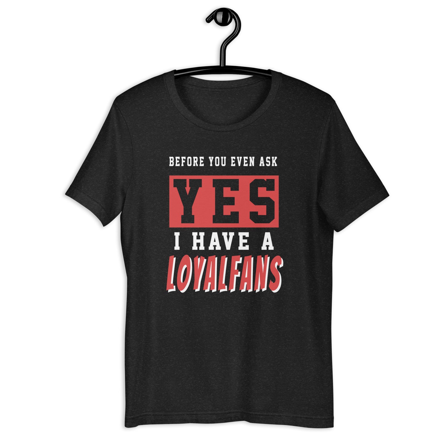 Before you ask LF Short-Sleeve Unisex T-Shirt