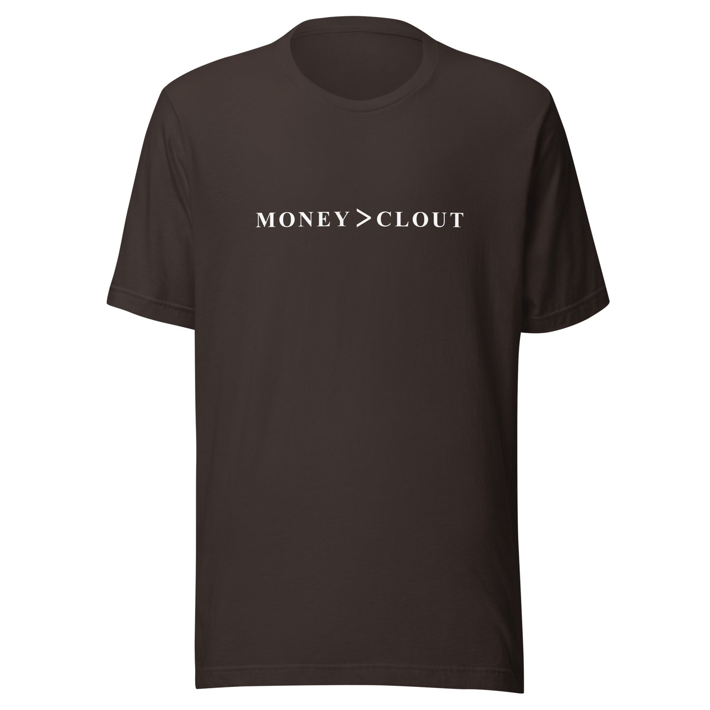 Money over Clout 1 Short-Sleeve Unisex T-Shirt