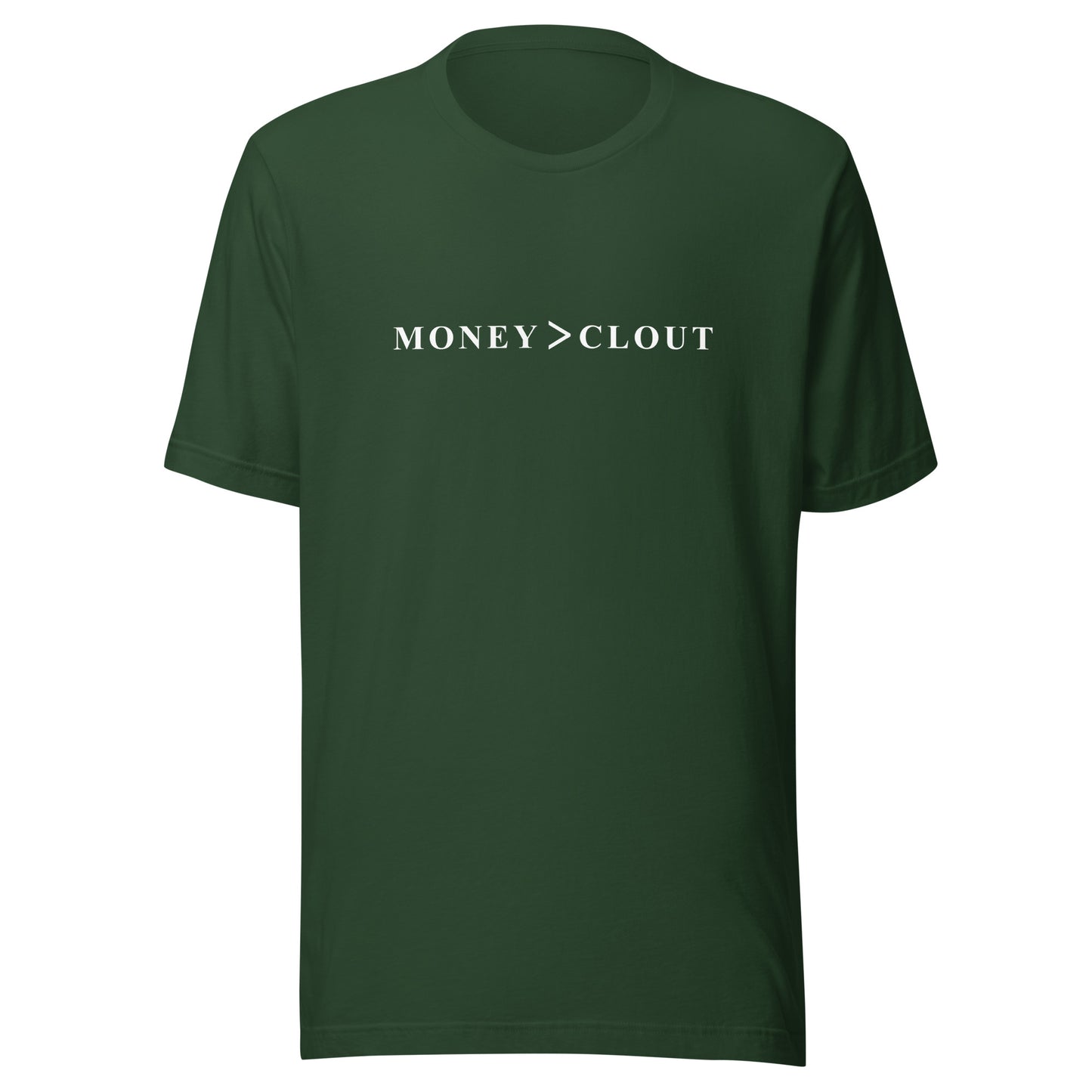 Money over Clout 1 Short-Sleeve Unisex T-Shirt
