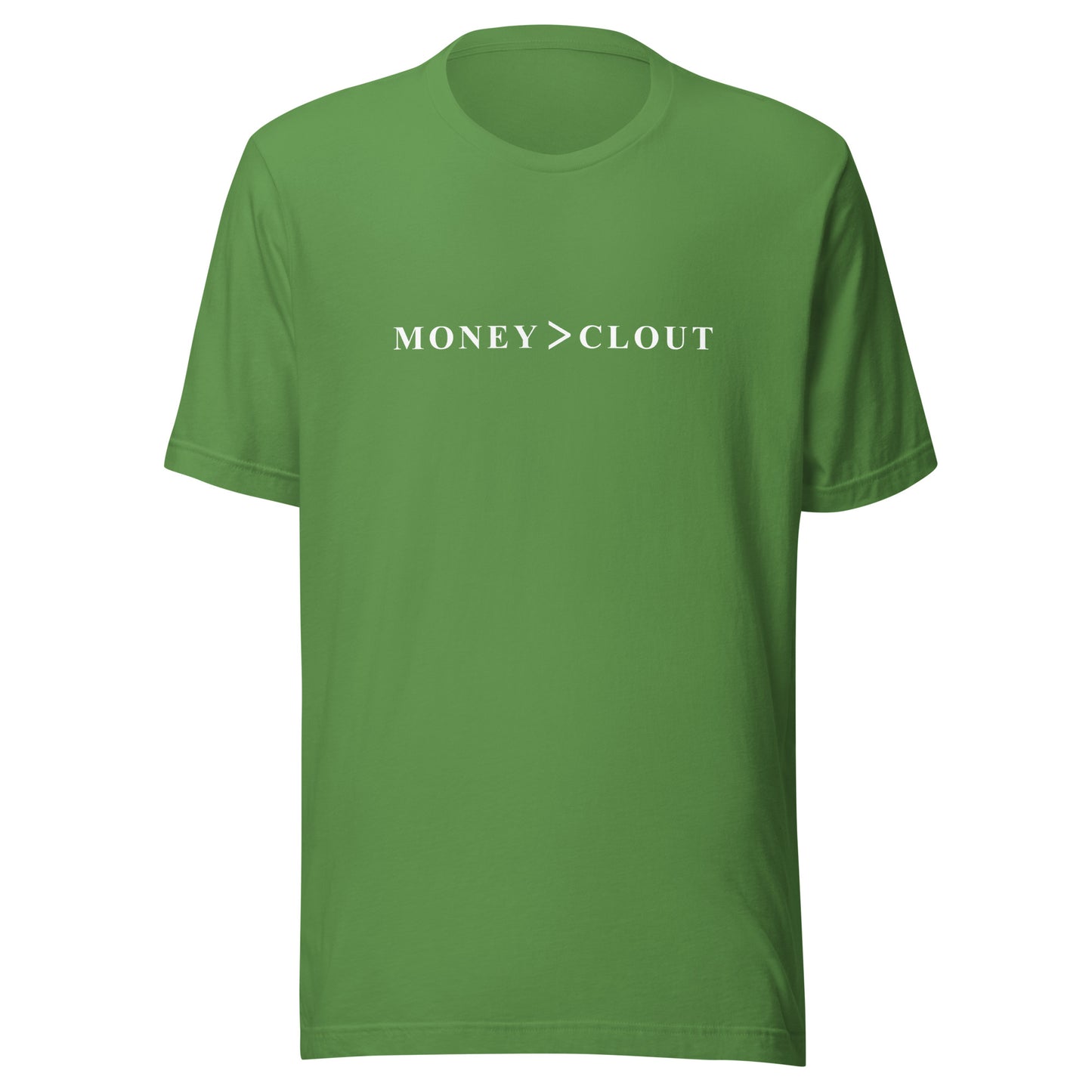 Money over Clout 1 Short-Sleeve Unisex T-Shirt