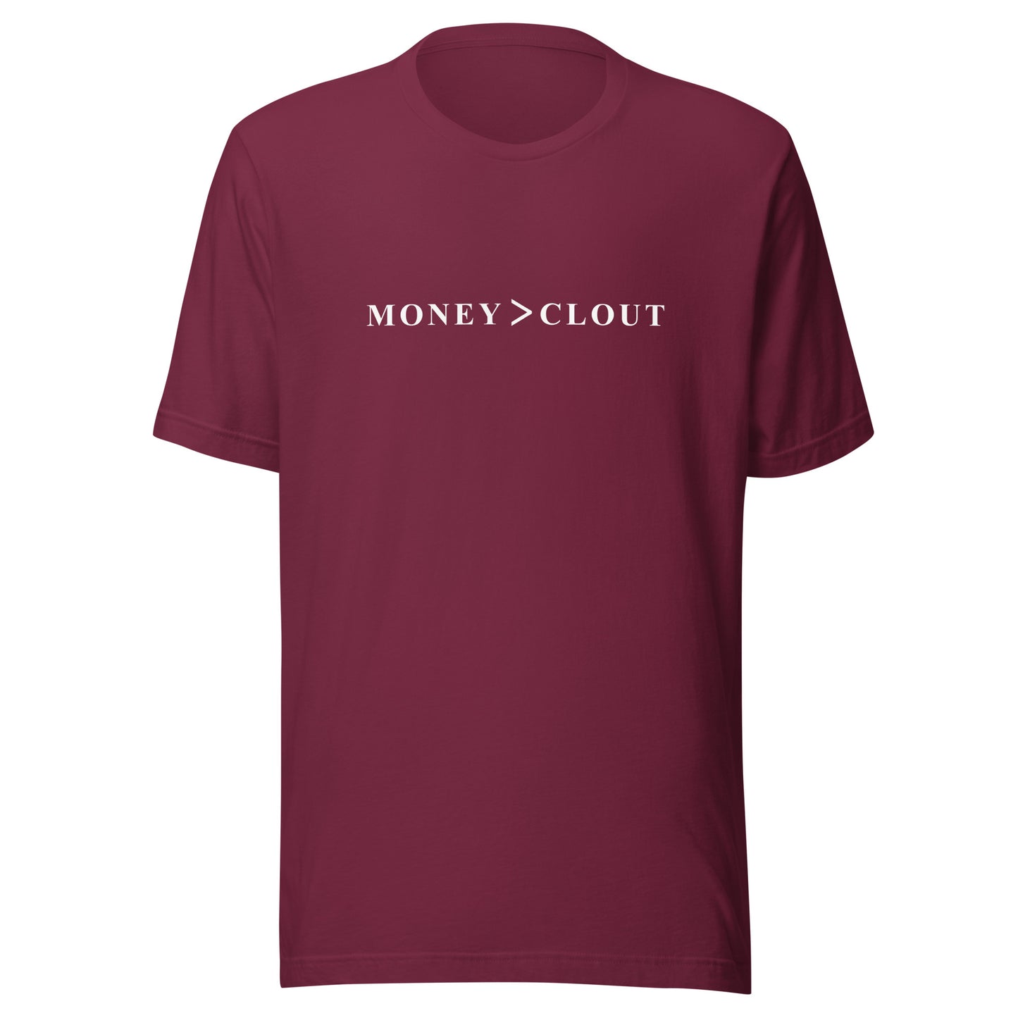 Money over Clout 1 Short-Sleeve Unisex T-Shirt