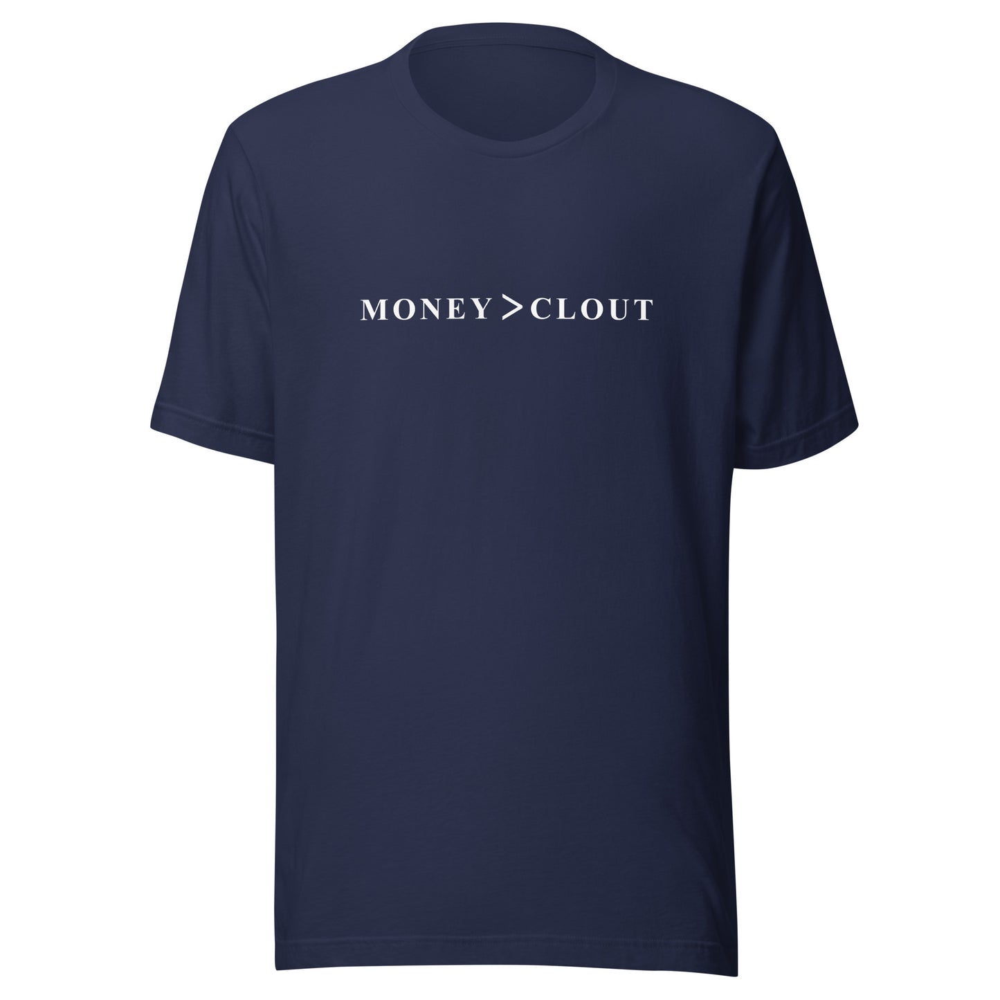 Money over Clout 1 Short-Sleeve Unisex T-Shirt