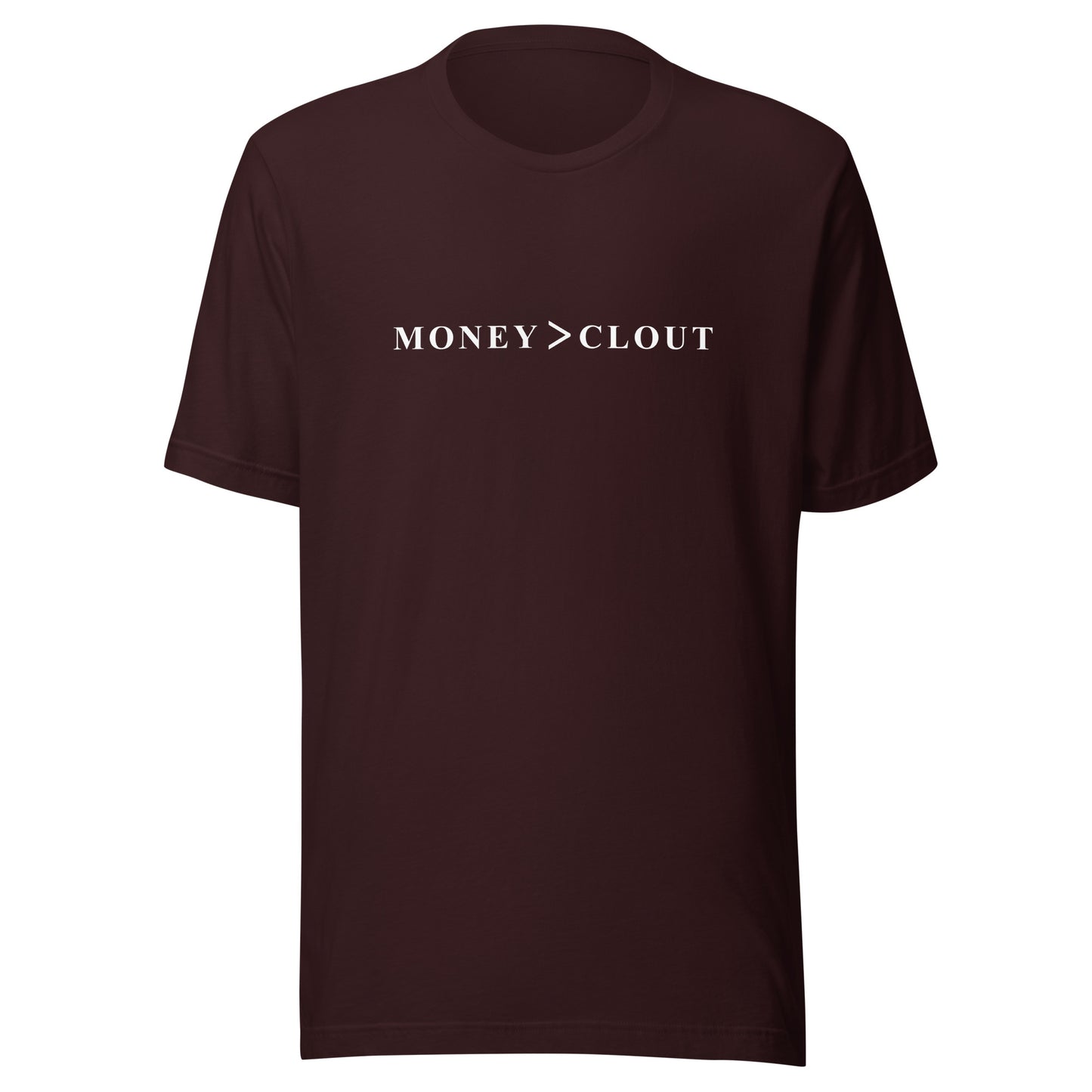 Money over Clout 1 Short-Sleeve Unisex T-Shirt