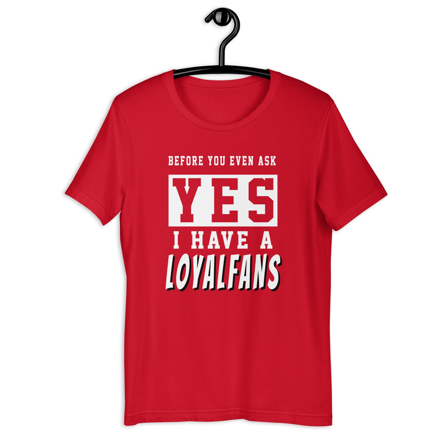 Before you ask LF Short-Sleeve Unisex T-Shirt