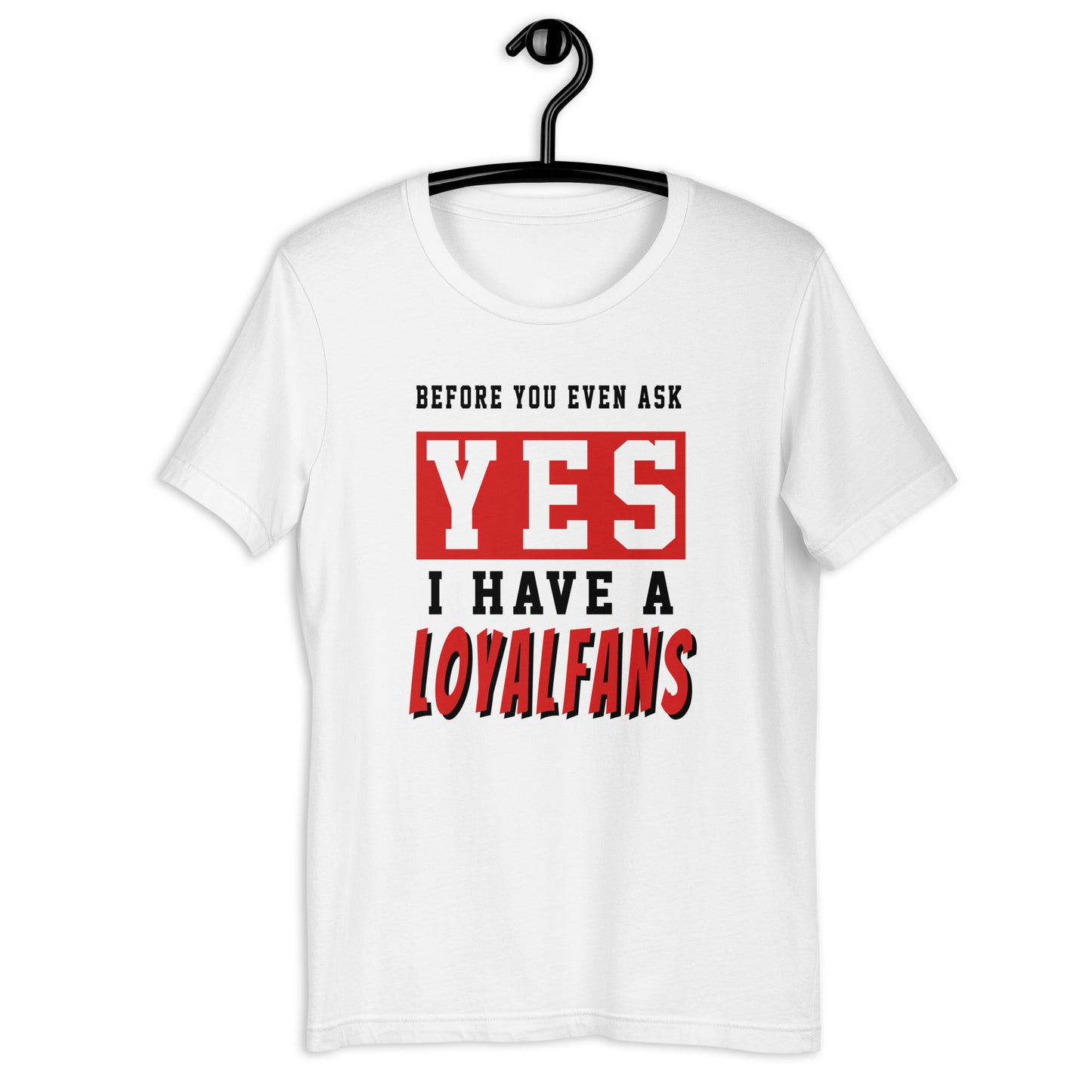 Before you ask LF Short-Sleeve Unisex T-Shirt