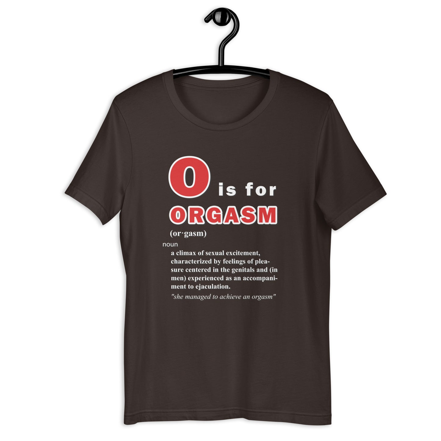 Now I know my ABCs "O" Unisex t-shirt